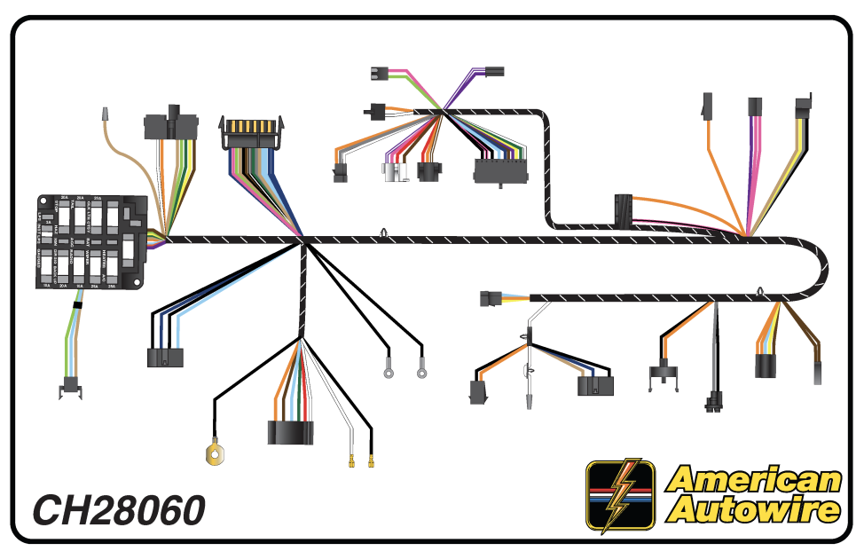 American Autowire 1972 Chevrolet Dash Harness CH28060