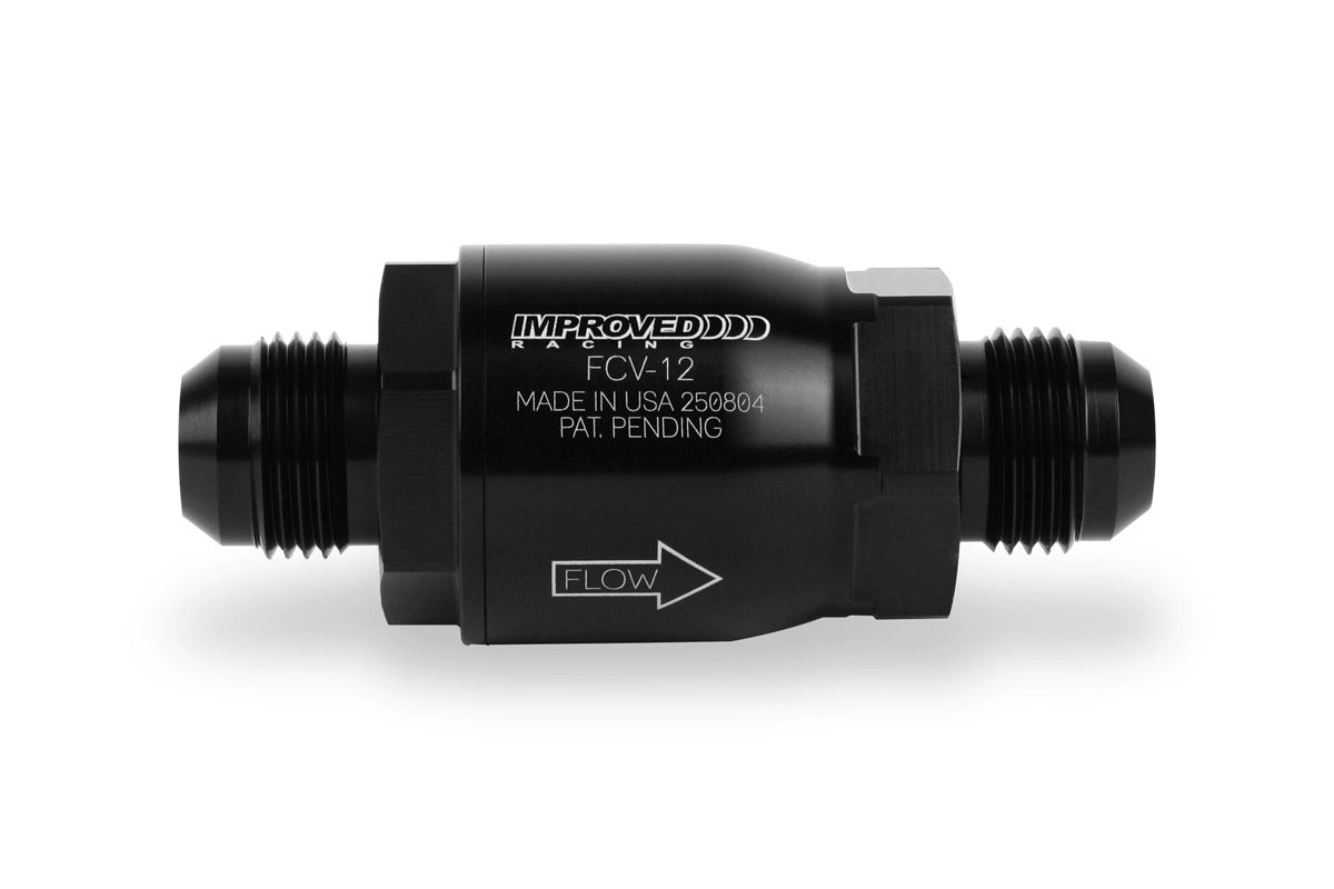 High-Flow, Low Cracking Pressure Flapper Check Valve, -10AN Male