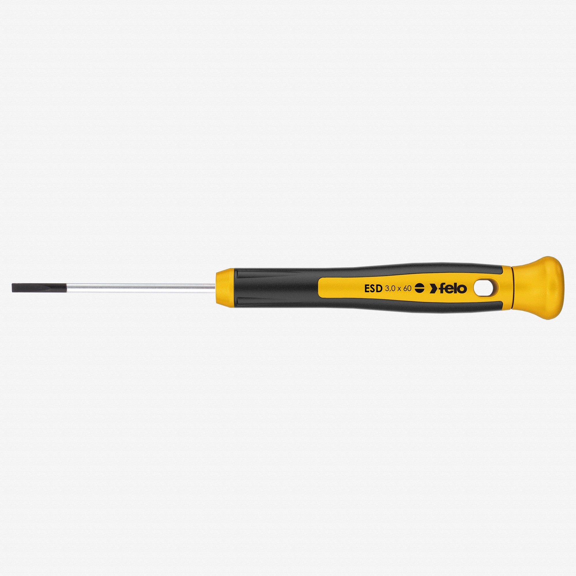 Felo 31812 ESD 3 x 60mm Precision Slotted Screwdriver