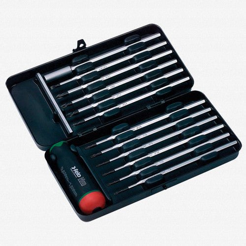 Felo Torque Limiting Screwdriver Set, 0.6 - 1.5 Nm (5-13 in/lbs), 14 Pieces