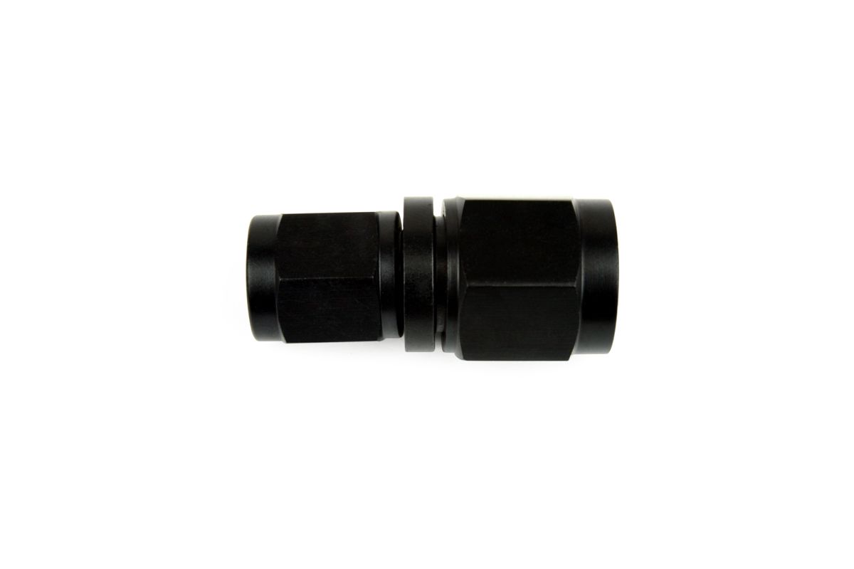RaceFlux Female Double Swivel Reducer/Expander Fitting, -4AN to -6AN
