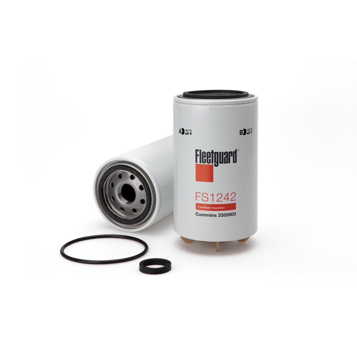 Fleetguard FS1242 Fuel Filter Replaces | Cummins 3355903