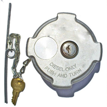 Freightliner Locking (Quarter Turn) - Diesel Fuel Cap.