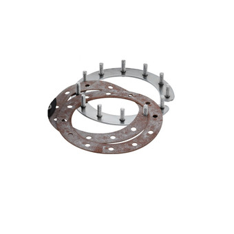 4-3/4" Fuel Cell Filler Neck Retaining/Backing Ring And Gasket Set 12 Hole