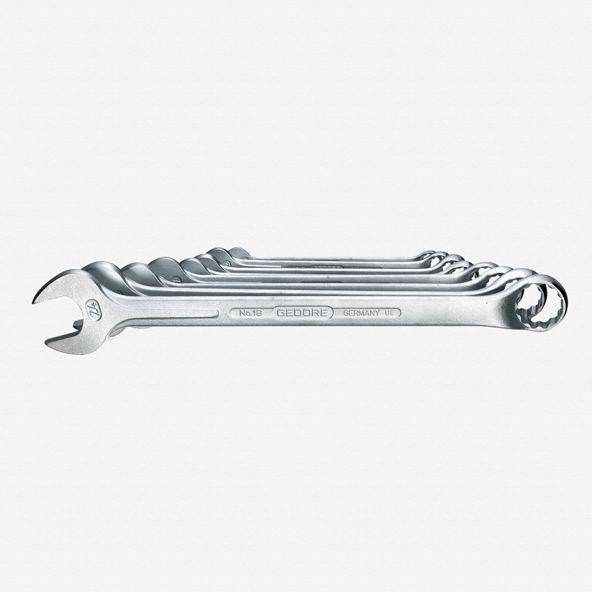 Gedore 1 B-08 Combination spanner set 8 pcs 10-24 mm