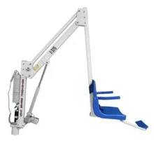 Global Pool Products Rotational Series R-450R Long Reach ADA Pool Lift- 450 Lift Capacity – With Concrete Anchor Sleeve – R450RSL