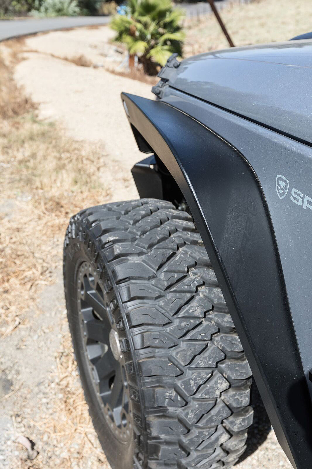 RealTruck Go Rhino 3" Trailline Steel Front Fenders for 07-18 Jeep Wrangler JK