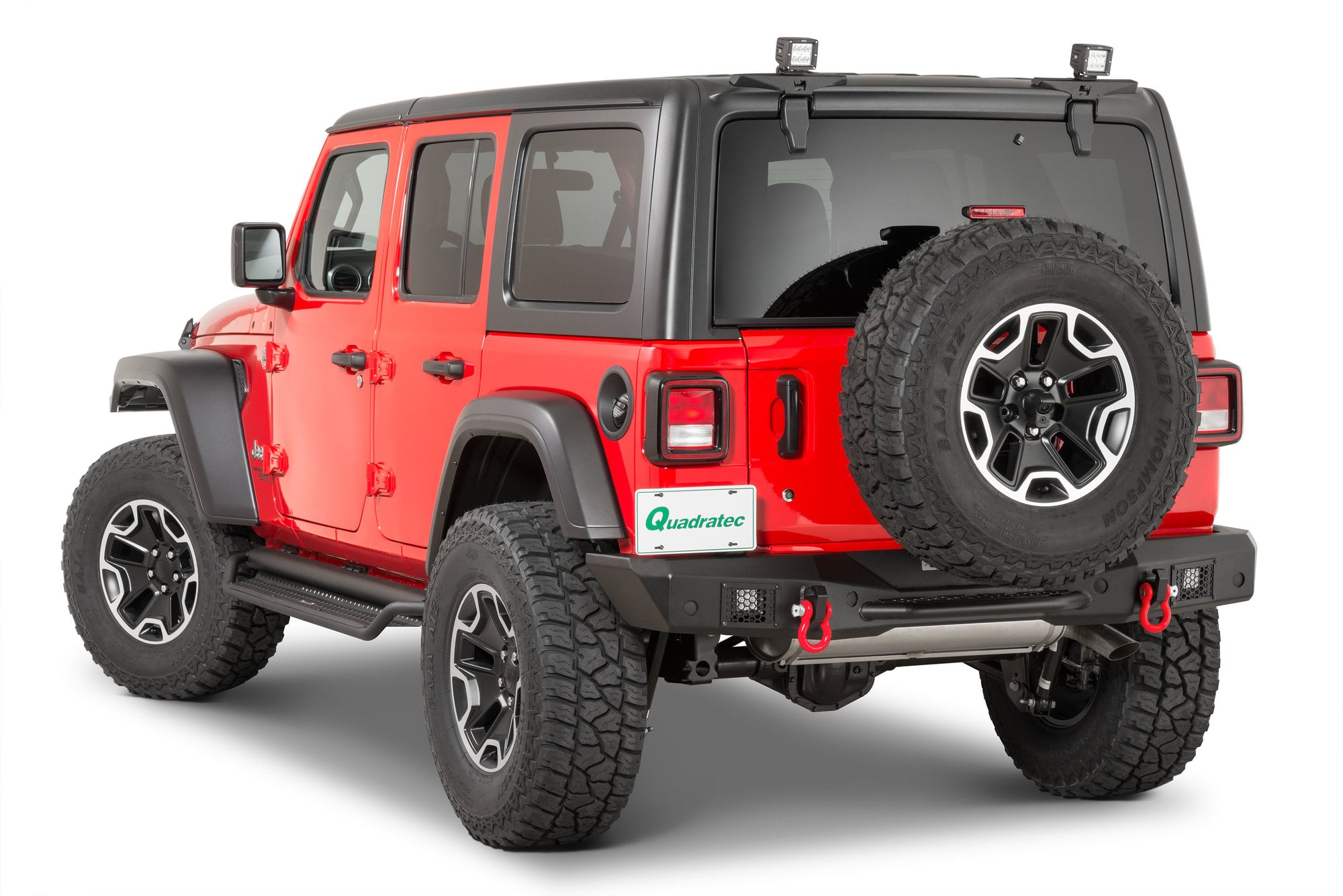 RealTruck Go Rhino 371200T Rockline Full Width Rear Bumper for 18-26 Jeep Wrangler JL