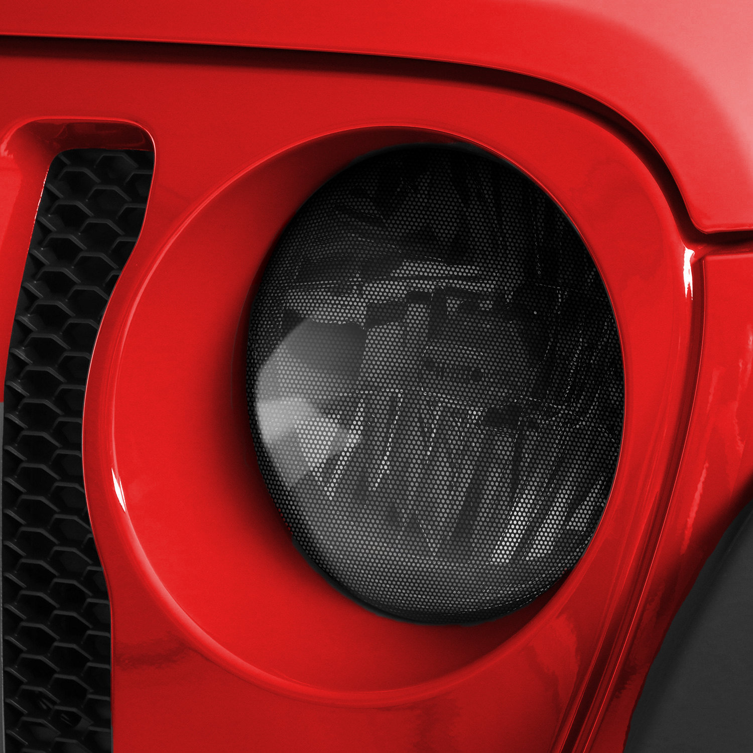 GT Styling GT0644X Headlight Covers 2pc. Carbon Fiberfor 18-26 Jeep Wrangler JL & Gladiator JT