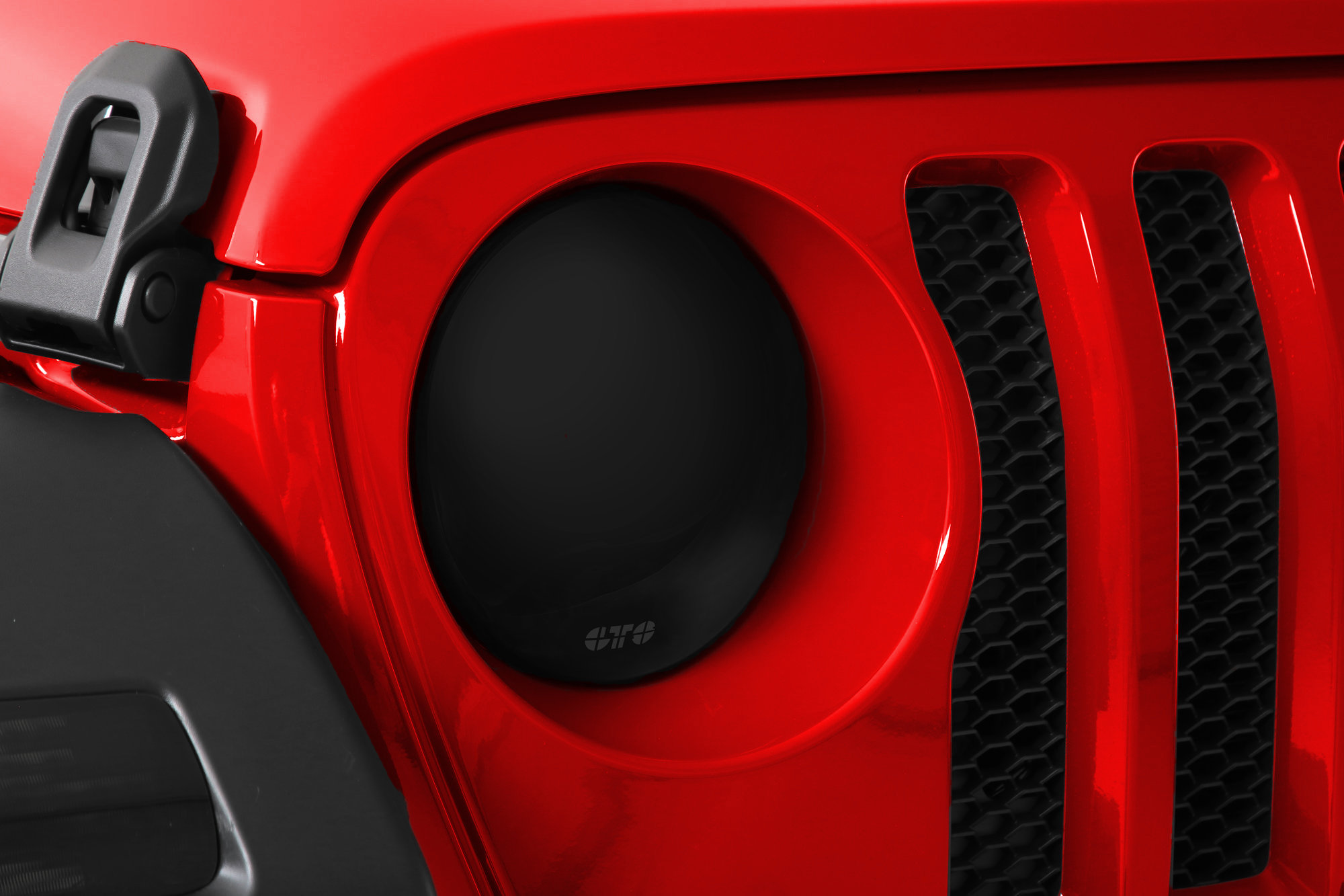 GT Styling GT0644S Headlight Covers 2pc. Smokedfor 18-26 Jeep Wrangler JL & Gladiator JT
