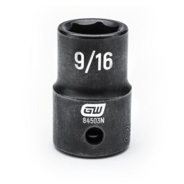 GearWrench 1/2" Drive 6 Point Standard 9/16" Impact Socket - SAE