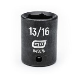 GearWrench 1/2" Drive 6 Point Standard 13/16" Impact Socket - SAE