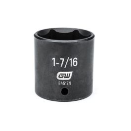 GearWrench 1/2" Drive 6 Point Standard 1-7/16" Impact Socket- SAE