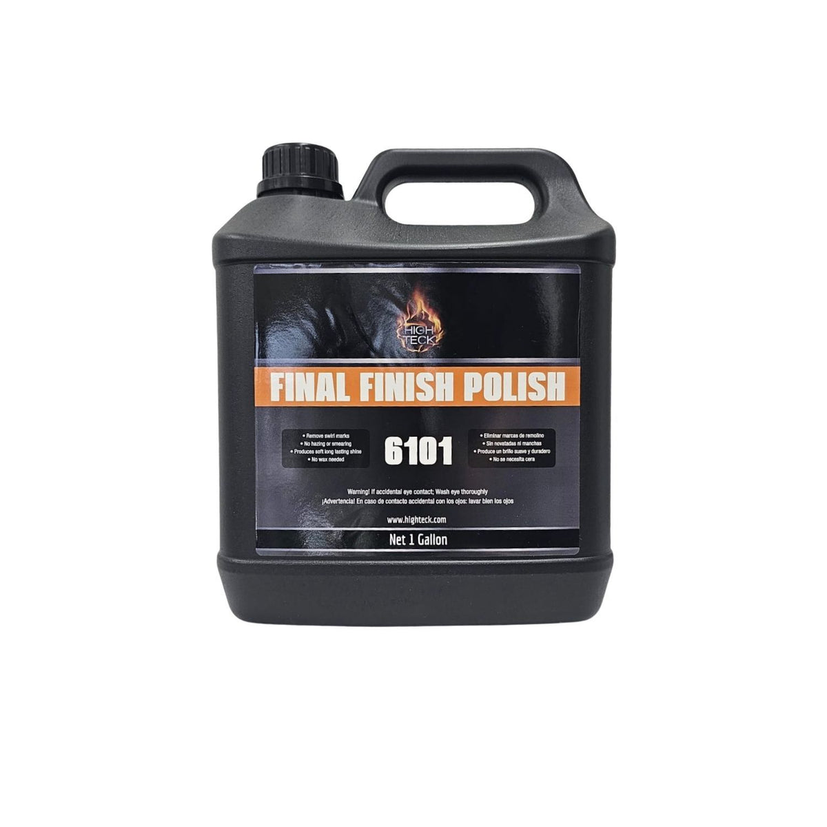 High Teck 6101 Final Finish Polish Gallon - Swirl-Free High Gloss for Dark Paints