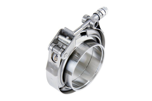 HPS 2.5" Stainless Steel V Band Clamp w/ Stainless Steel Flanges