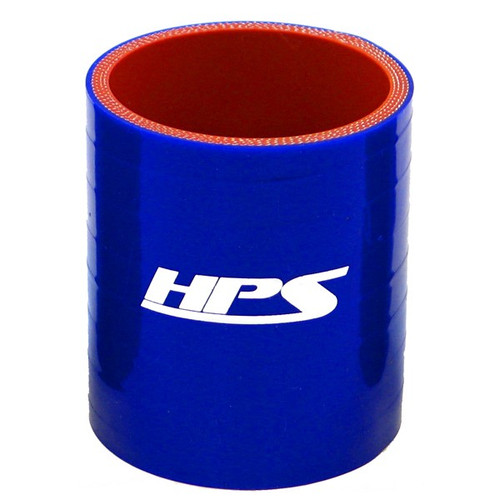 HPS HTSC-325-BLUE 4 Ply Reinforced Silicone Hose Coupler 3.25" ID - 3" Long Blue
