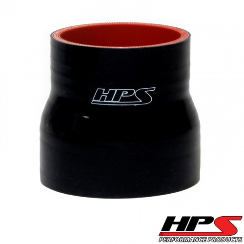 HPS 4 Ply Reinforced Straight Silicone Hose Reducer/Adapter 3.75" x 4" ID Black