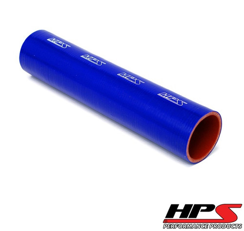 HPS 4 Ply Reinforced Silicone Hose Coupler - 2.50" ID - 1 Foot Long Blue
