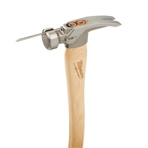 19oz Milled Face Hickory Handle Framing Hammer