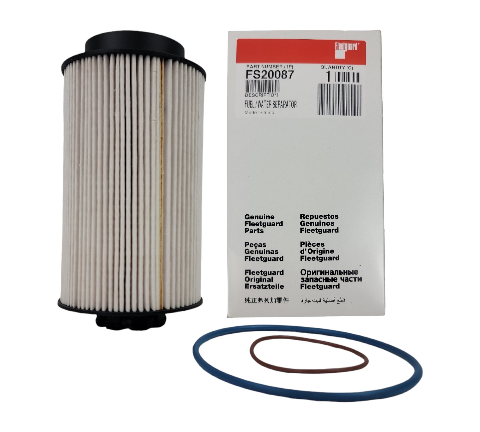International 3004473C91 Fuel Filter Replacement Fleetguard FS20087