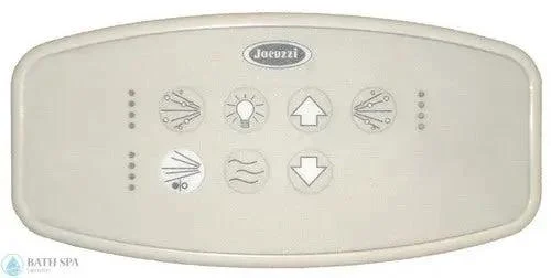 Jacuzzi Designer IV 7 Button White Control Panel EJ15940 – Authentic Replacement Part For Designer IV Spas