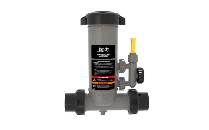 JANDY TRUCHLOR EROSION FEEDER IN LINE VARIABLE 2- 2.5″ CLAMP WITH CLEAR GLASS LID