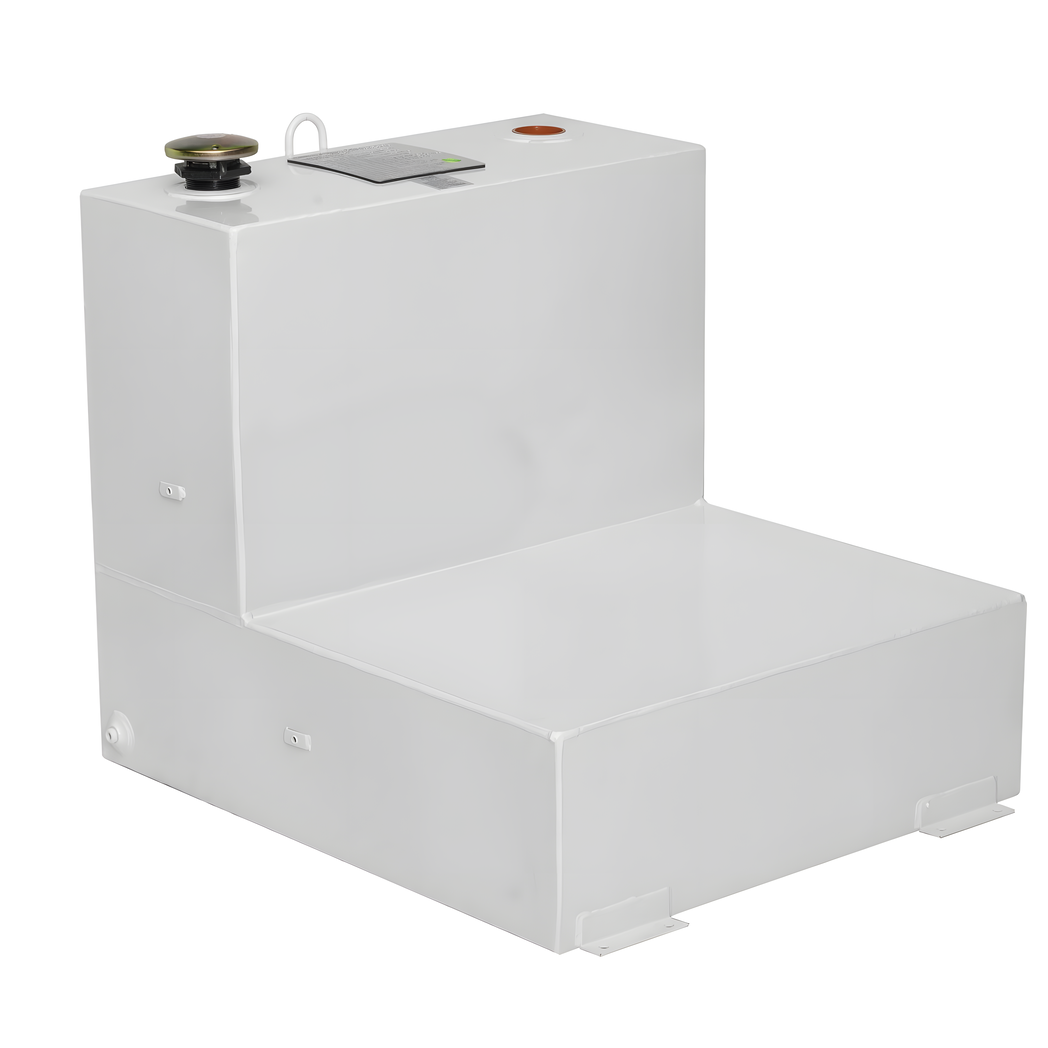 JOBOX48200051 Gallon L-Shaped Steel Liquid Transfer Tank for Trucks