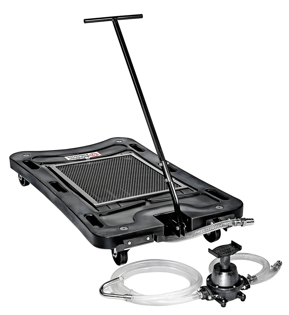 JohnDow IndustriesJDI-17FPLP17-Gallon Poly Low-Profile Oil Drain with Foot Pump