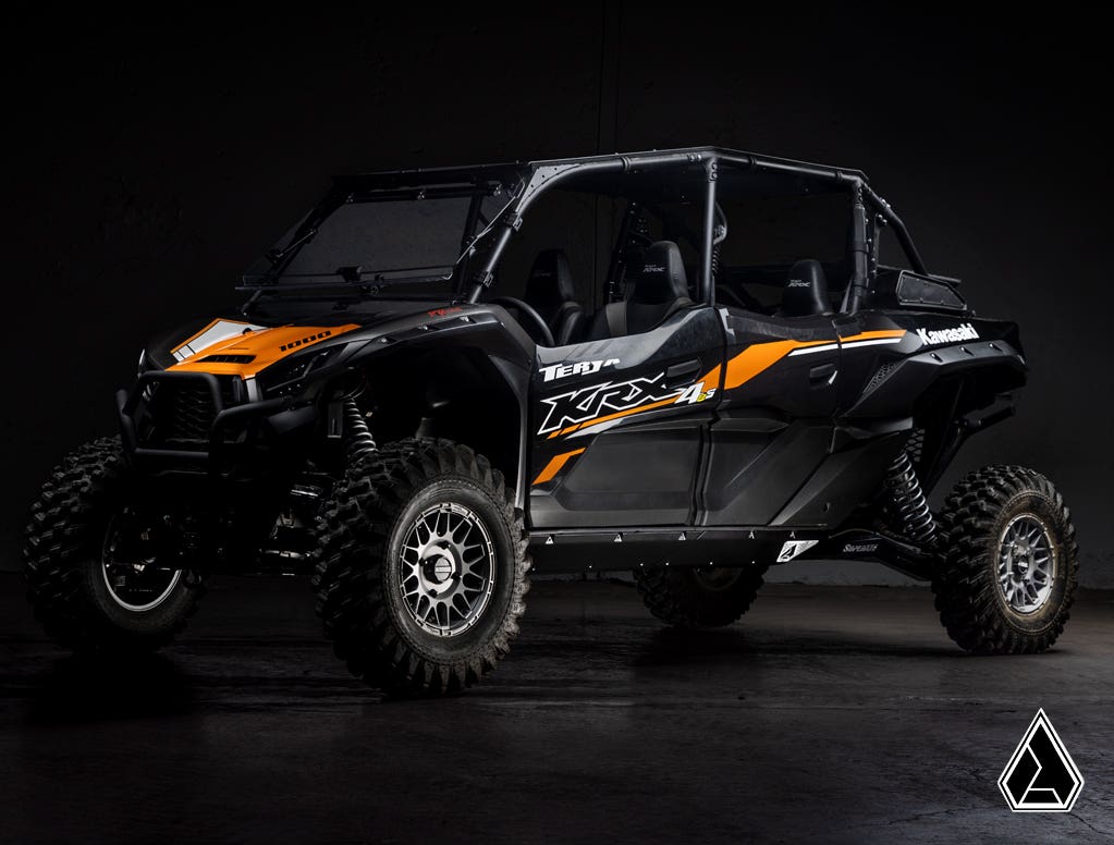 ASSAULT INDUSTRIES KAWASAKI TERYX KRX 4 1000 ROCK SLIDERS