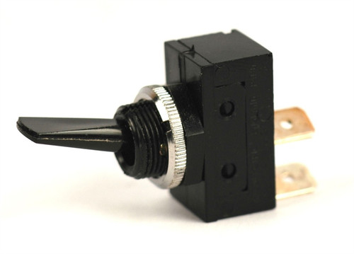 K4 Switches 11120 Off-On Black Flat Lever Switch