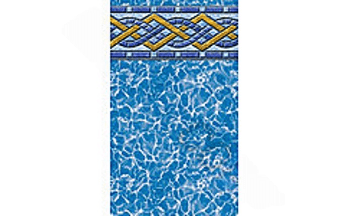 Luvari Liners LA5OB1833BR2PRX 18′ x 33′ Brighton Prism Oval EZ-Bead Above Ground Vinyl Liner with 52″ Wall
