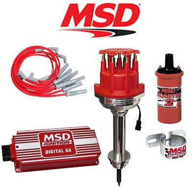 MSD Ignition Kit - Digital 6A/Distributor/Wires/Coil/Bracket - Chrysler 413-440