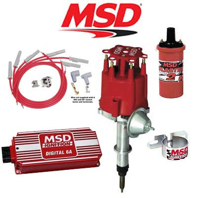MSD 90121 Ignition Kit - Digital 6A/Distributor/Wires/Coil Chevy Inline 6 Cyl