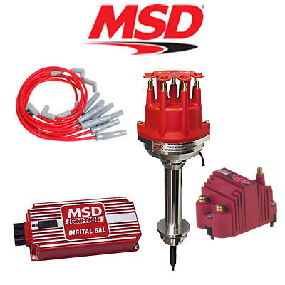 MSD 9107 Ignition Kit Digital 6AL/Distributor/Wires/SS Coil Chrysler 413-440