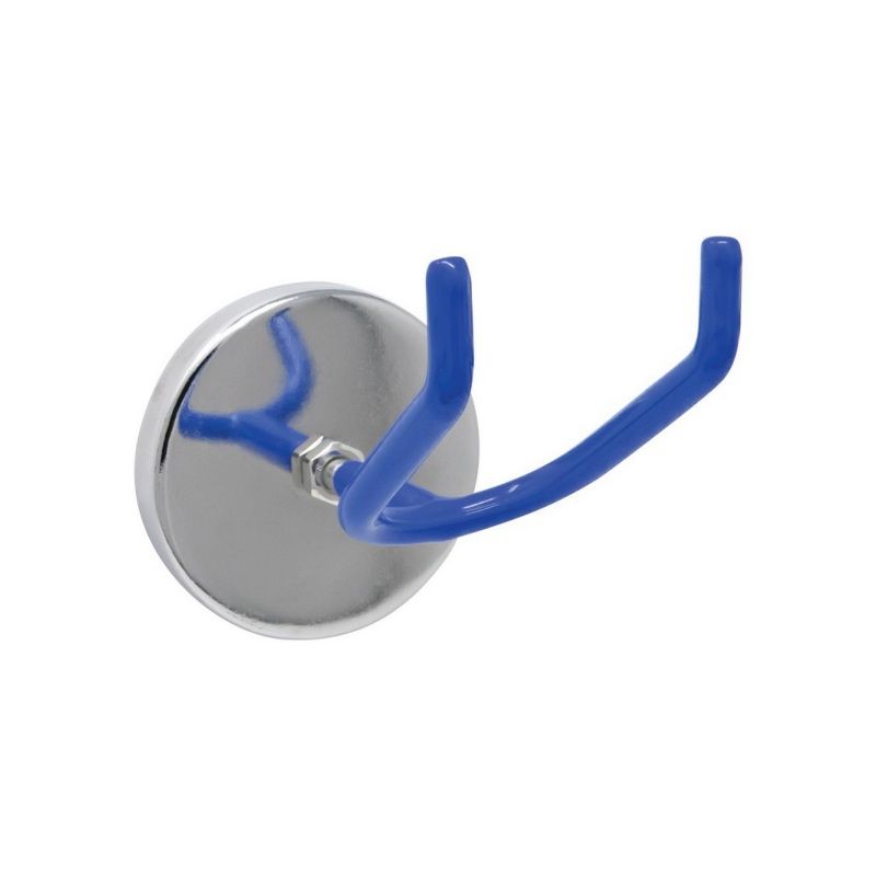 AES Industries 165 Magnetic Single Spray Gun Holder, 6 lb with Vinyl-Coated Prongs for Vertical