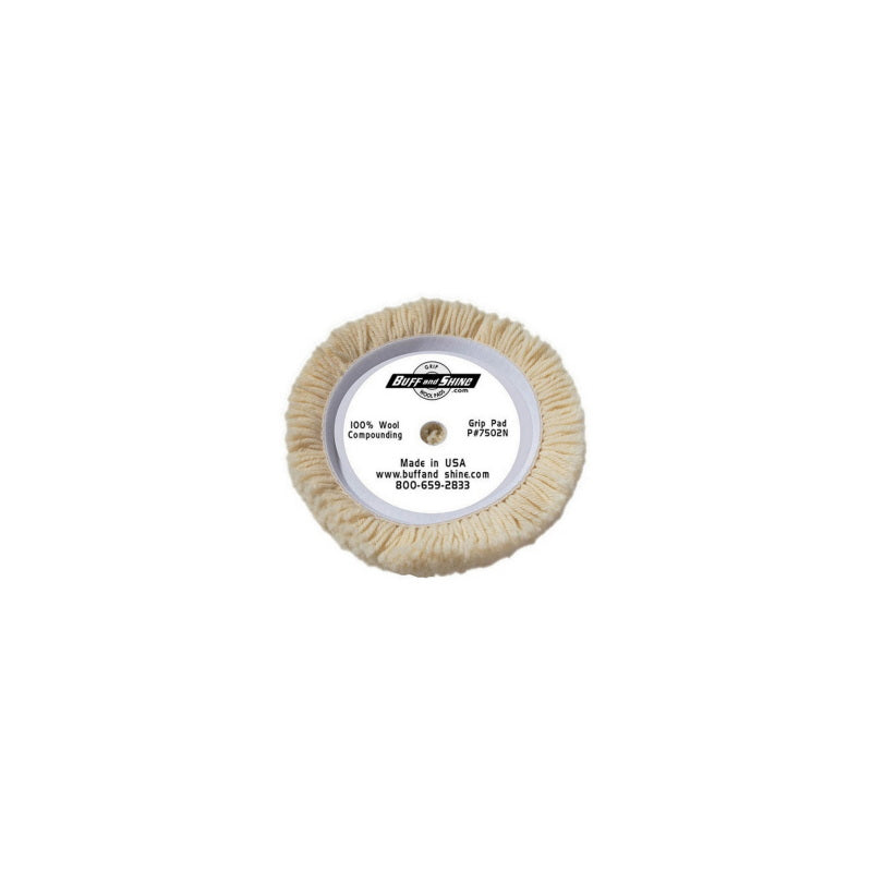 Buff and Shine 7502N Bolt-On Pad 7-1/2 in Natural