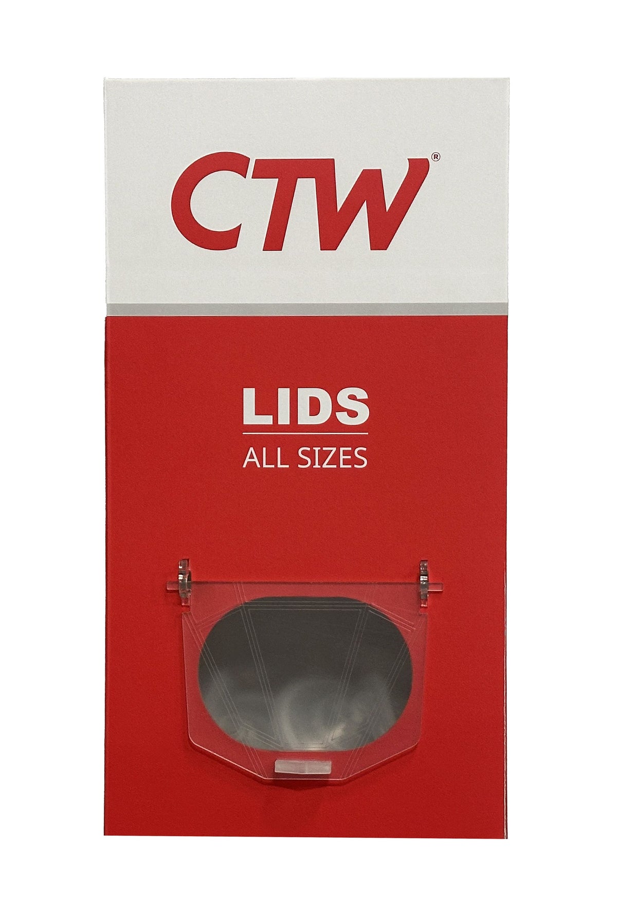 CTW Cardboard Lid Dispenser CDISP-LID with Magnetic Clasps