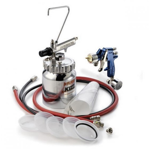 DevilBiss™ FinishLine™ FLG-675 Pressure Feed Spray Gun and Pressure Cup Kit, 1.3