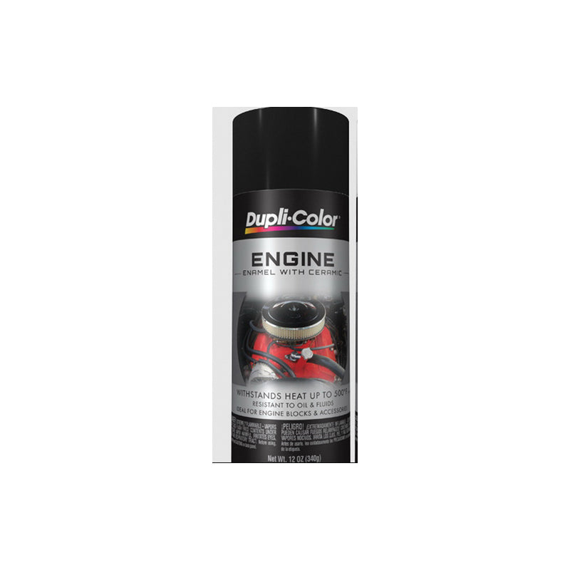 Dupli-Color DE1615 Engine Enamel with Ceramic Paint, Aluminum, 12 oz Aerosol Can, 14 sq-ft Coverage