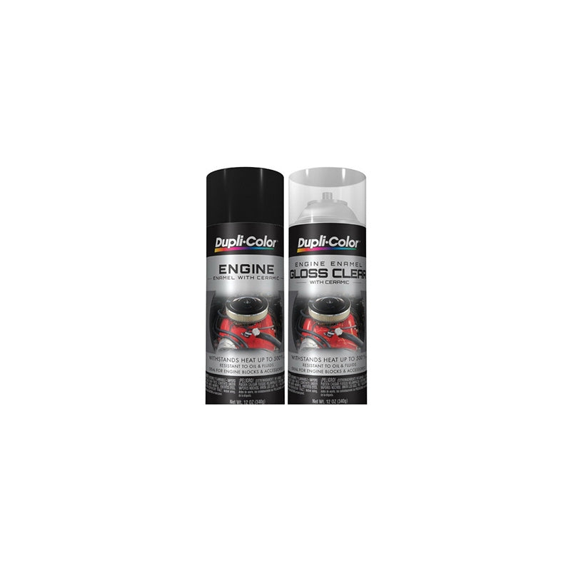 Dupli-Color DE1636 Engine Enamel with Ceramic Resin Gloss Clear 12 oz Aerosol
