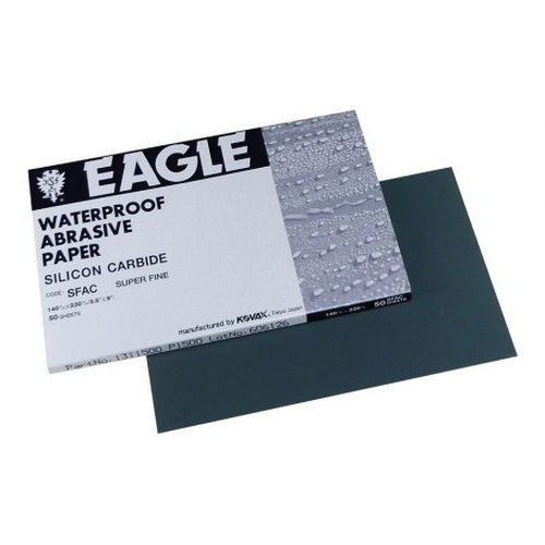 Eagle Abrasives KOVAX Sanding Sheet 131-1200 5-1/2 x 9 in 1200 Grit Silicon Carbide Wet Paper