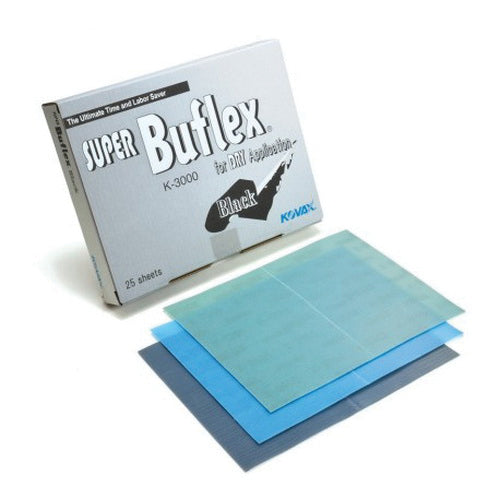 KOVAX Super Buflex Sheet 1911531 130 mm × 170 mm 3000 Grit K-3000 Black