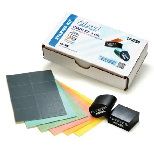 Eagle Abrasives Tolecut 8-Cut Starter Kit SP9738 - includes eight cut sheets of varying grades