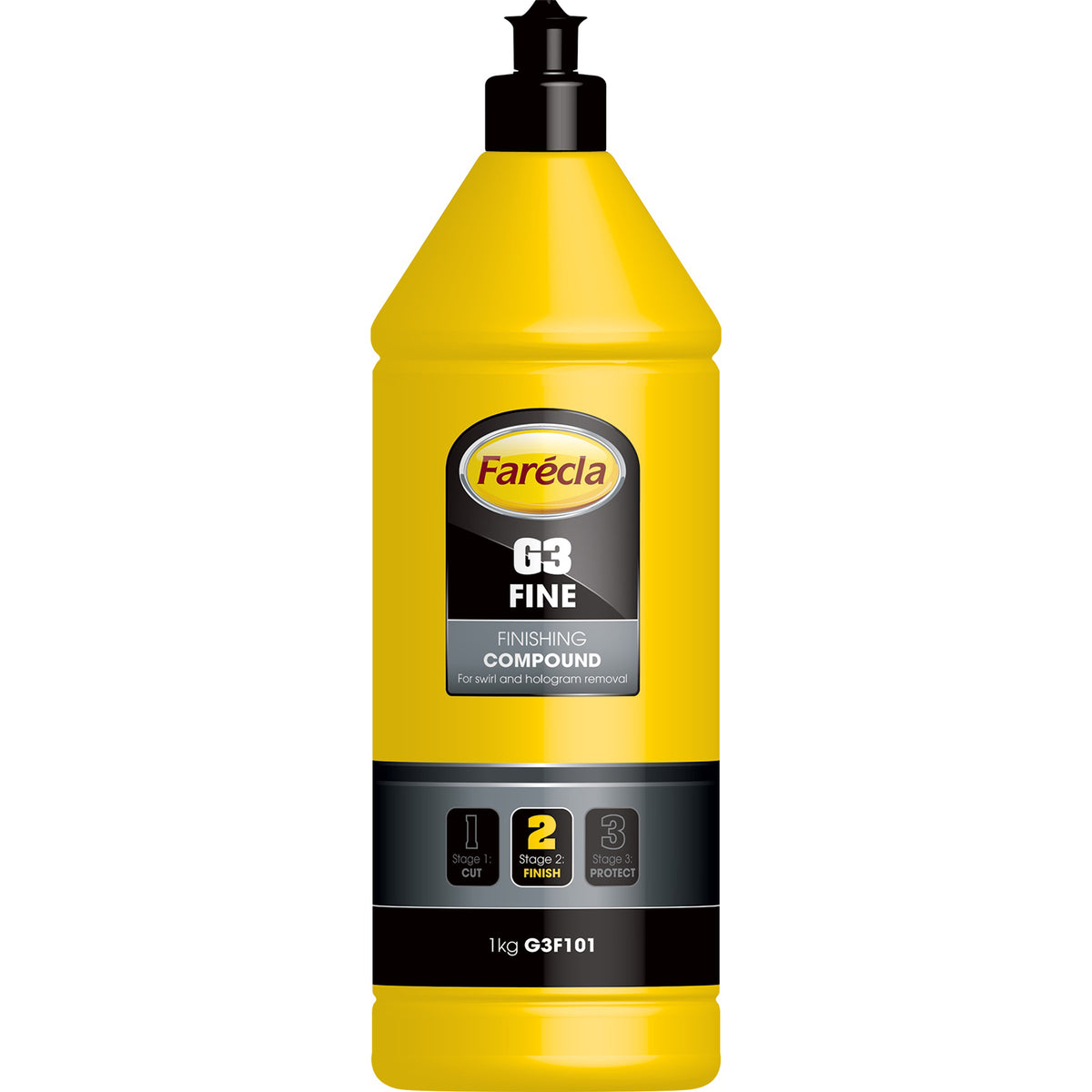 Farecla G3F101 Fine Finishing Compound, 1 kg White Liquid Bottle