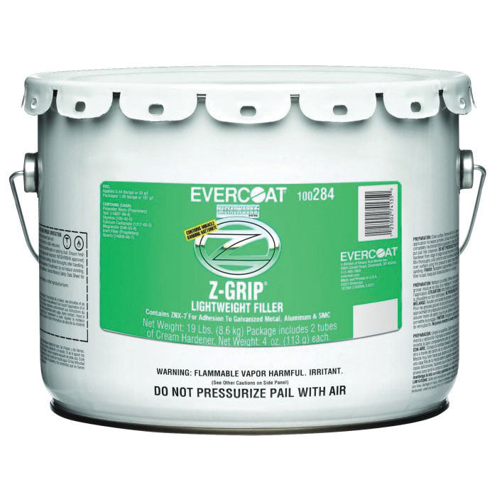 Evercoat Z-GRIP Performance Lightweight Body Filler 284 3 gal Pail Green-Yellow Liquid