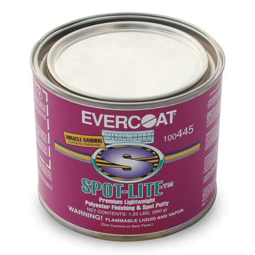 Evercoat Spot-Lite 445 Lightweight Premium Spot Putty 20 oz White Can with Blue Cream Hardener