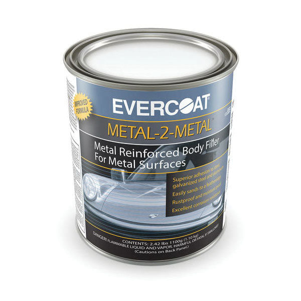 Evercoat 889 Metal-2-Metal Aluminum Filled Body Repair Filler - 1 qt Metallic Grey Paste