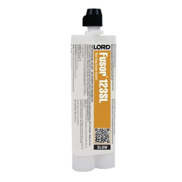 LORD Fusor 123SL Slow Non-Sag Seam Sealer 10.1 oz White Paste Cartridge