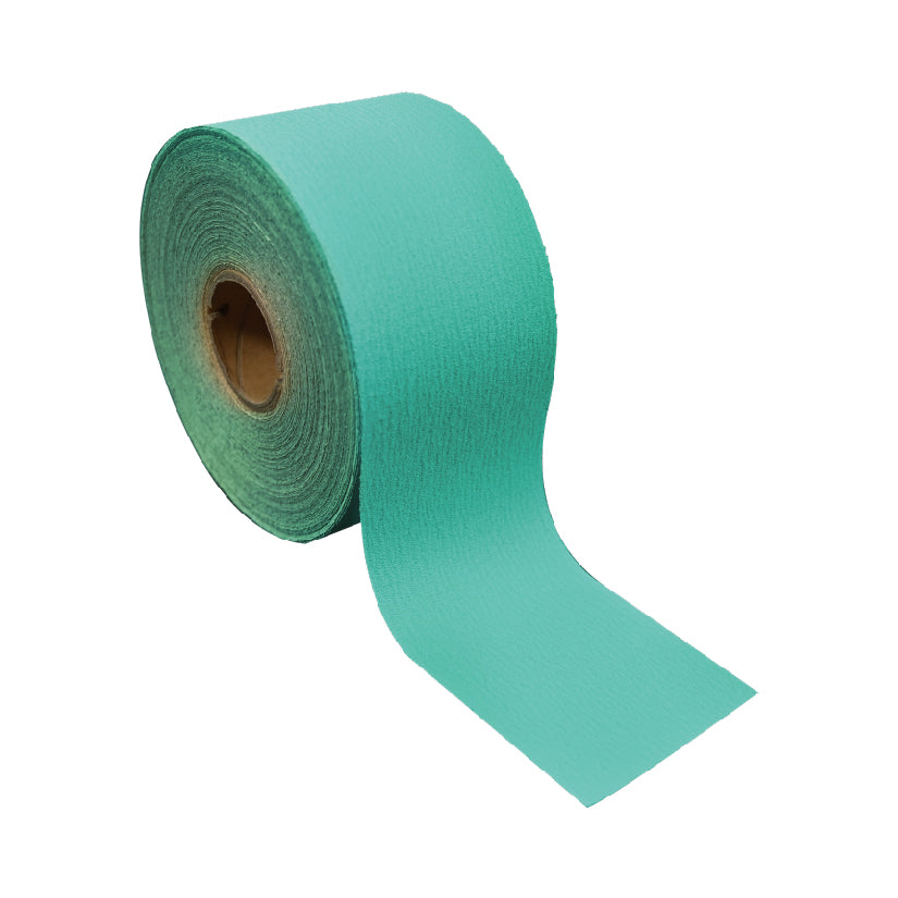 High Teck 2-3/4"x25YD GREEN PSA Sanding Sheet Roll 120G(1 roll per box)