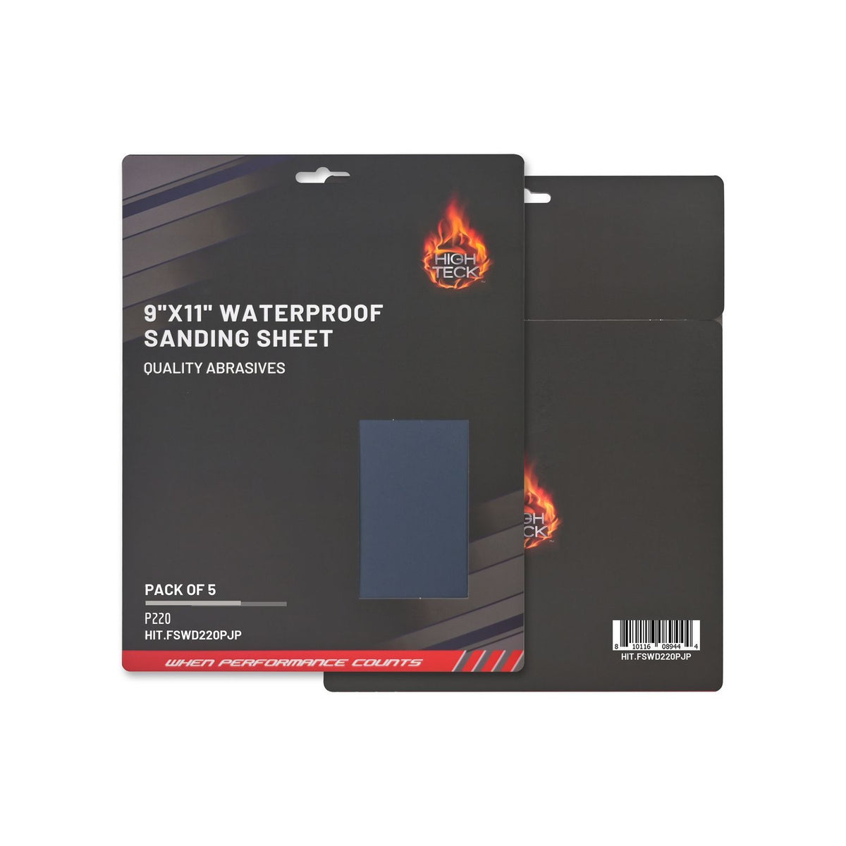High Teck FSWD220PJP Waterproof Sanding Sheet P220 5 pcs Pack